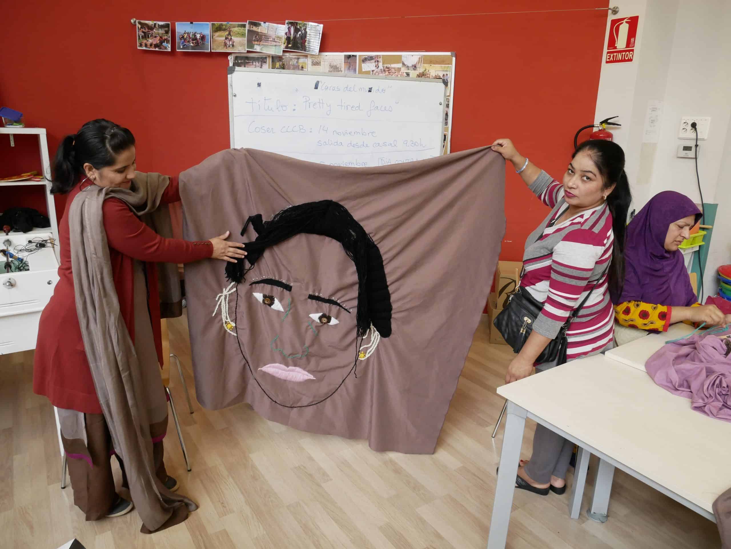 El CCCB exposarà retrats tèxtils realitzats per dones del Casal Familiar de Santa Coloma de Gramenet, en paral•lel a l’exposició Feminismes!
