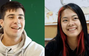 Bonic somriures d´un noi i una noia participants del Casal.