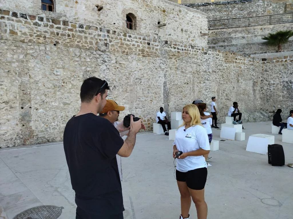 Una noia del projecte Chams entrevistada.