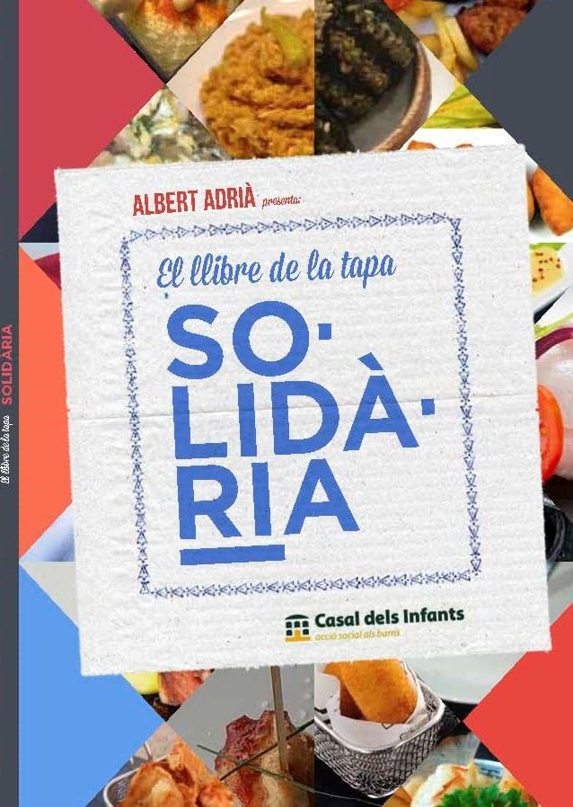 El llibre de la tapa solidària de l'Albert Adrià
