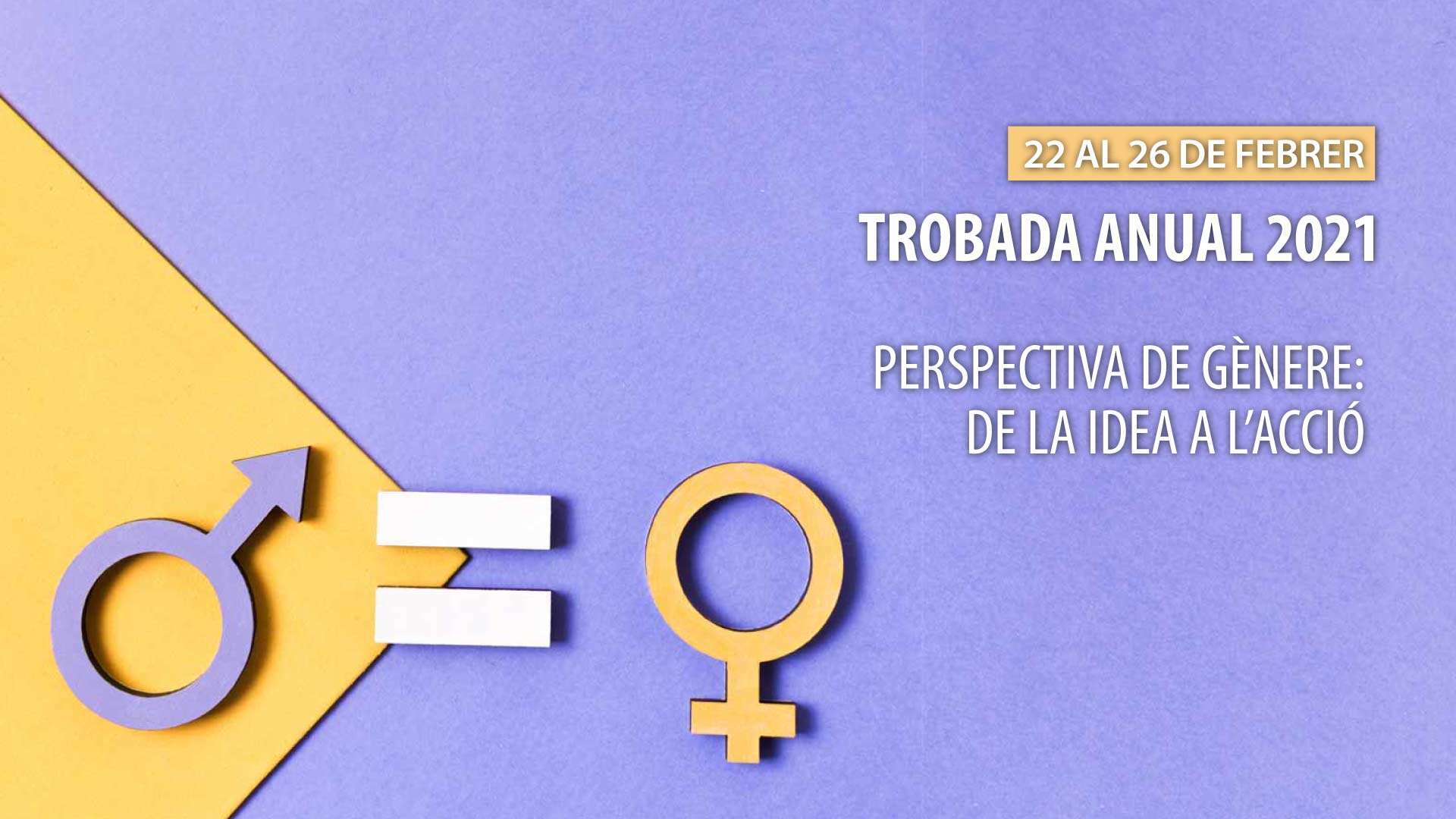 Cartell de la Trobada de Perspectiva de gènere de 2021