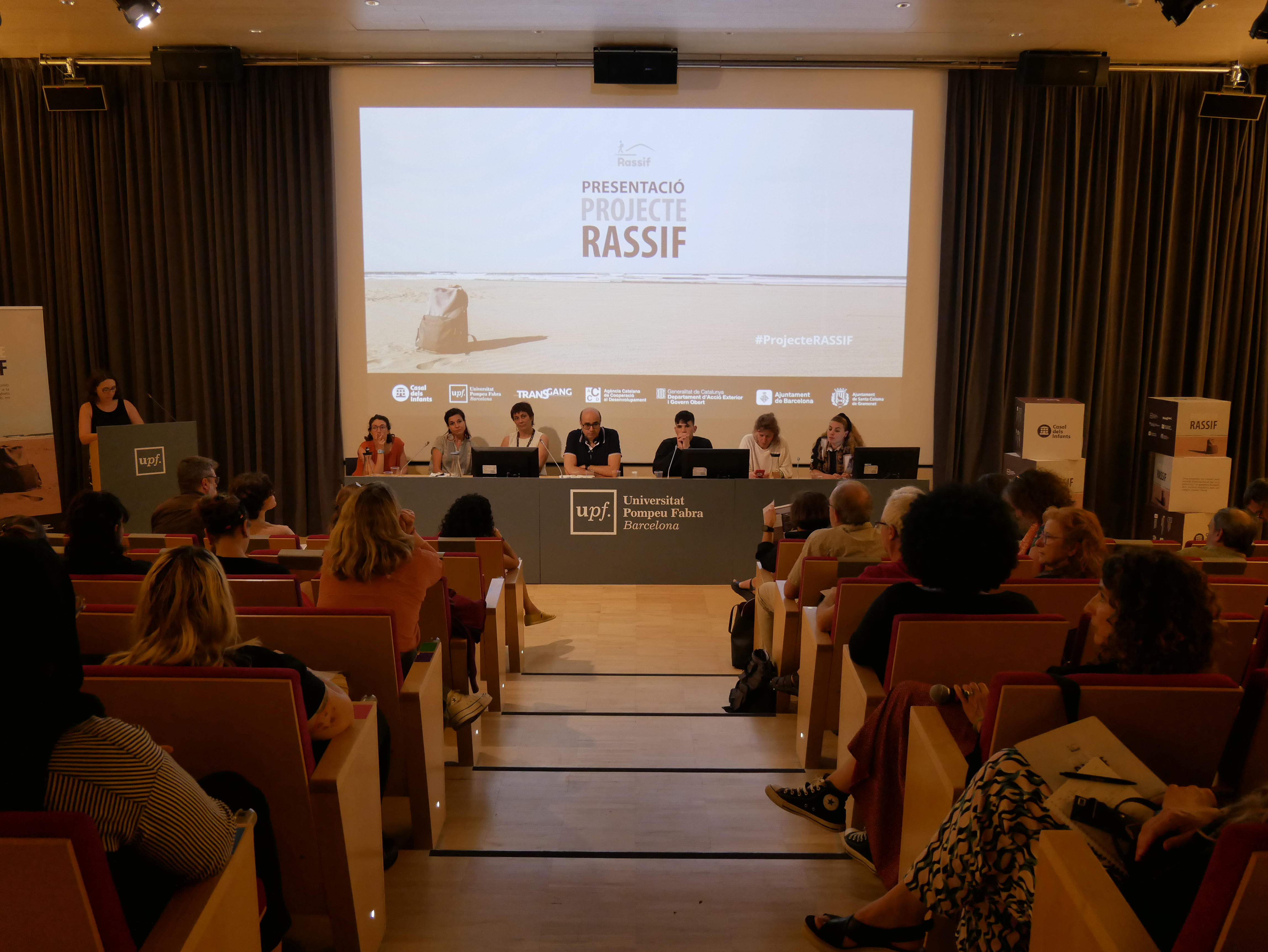 Presentació de Rassif a la Universitat Pompeu Fabra.