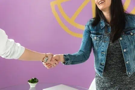 Fotografia d'stock entrevista de treball