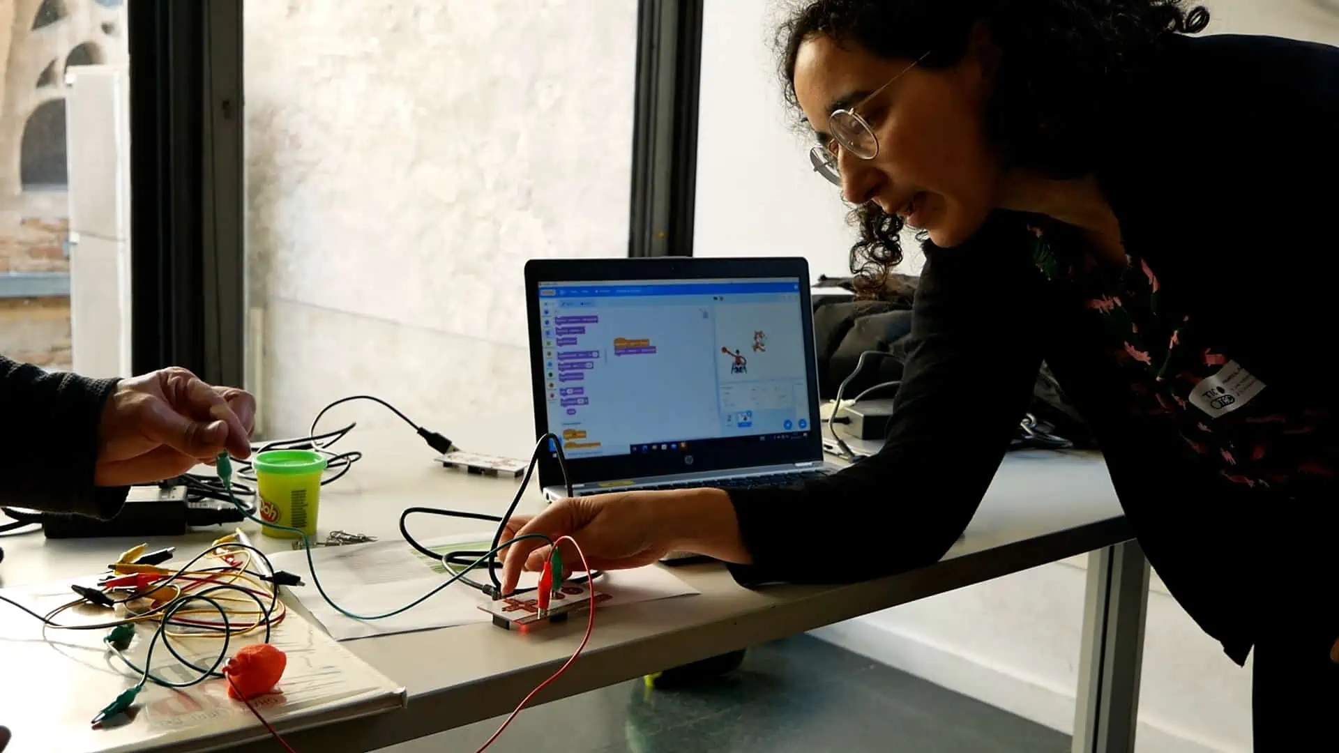 Espai experimental de la 1a jornada ‘L’aprenentatge en digital en entorns vulnerables’ 